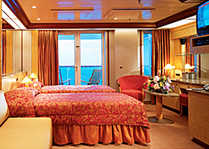 Carnival Spirit Balkonkabinen - Premium Balkonkabine mit Sichtbehinderung