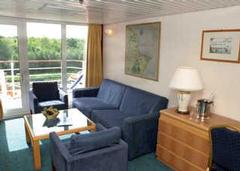 Balkonkabinen - Penthouse-Suite mit Balkon